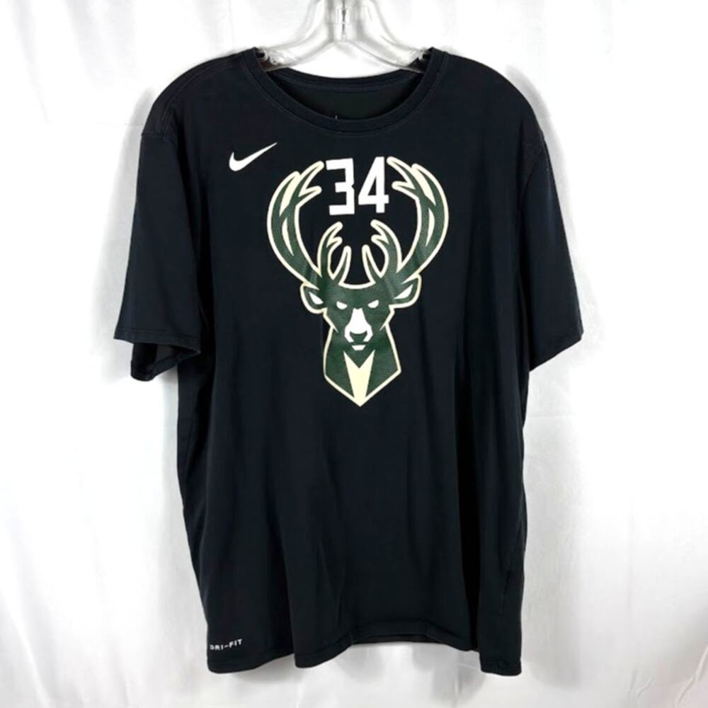 Milwaukee Bucks XL Giannis Antetokoumpo Nike T-Shirt Shirsey NBA